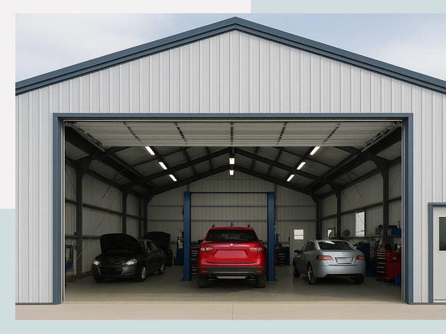 Ангары из сэндвич панелей от 621 руб. в Магнитогорск