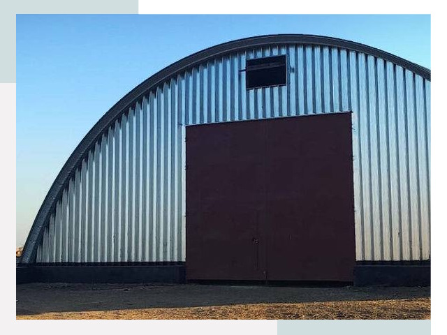 Бескаркасные ангары в Магнитогорске