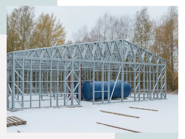 Металлические ангары в Магнитогорске