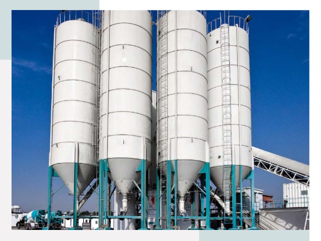 Строительство цементных силосов в Магнитогорске