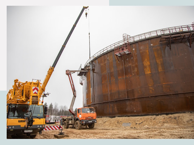 Монтаж резервуаров в Магнитогорске от 621 руб. за м³