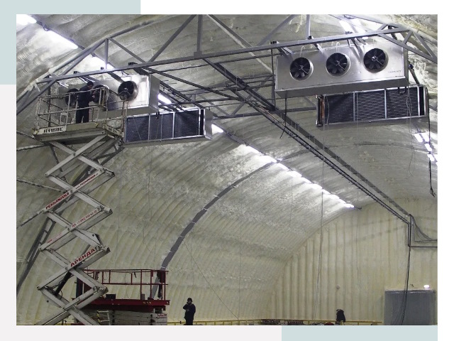 Оснащение ангаров в Магнитогорске