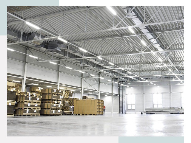 Освещение ангаров в Магнитогорске