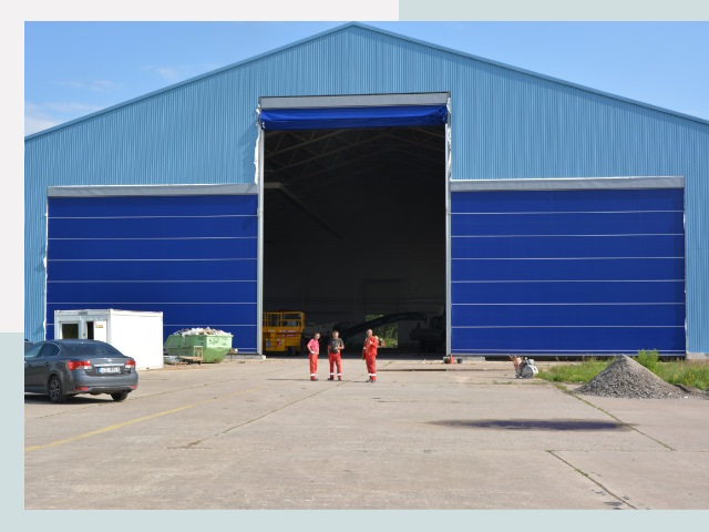 Ангарные ворота в Магнитогорск от СтальСтрой-Мгн по цене 621 руб.