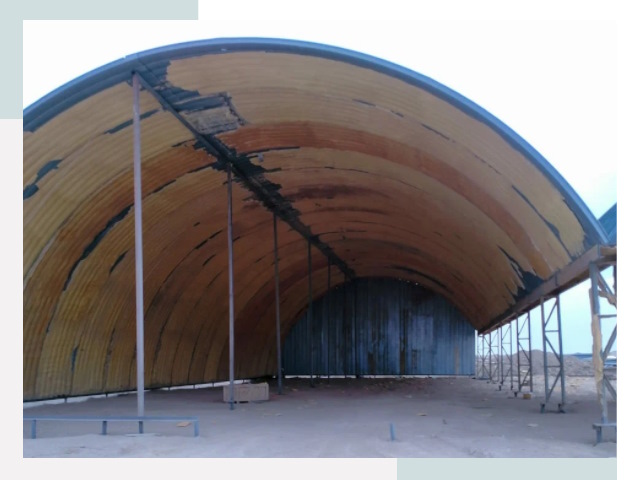 Реконструкция ангаров в Магнитогорске