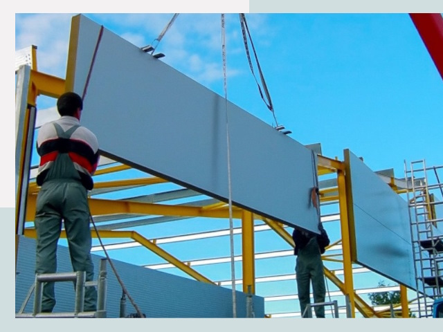 Монтаж сэндвич-панелей в Магнитогорске от 621 руб.